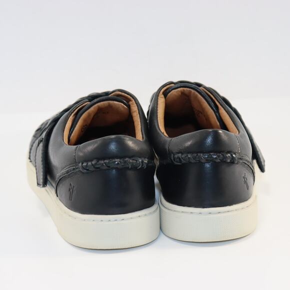 Ariat Womens Ivy Black Braided Leather Slip On Sneakers Size 8.5 Casual Comfort - Picture 4 of 6